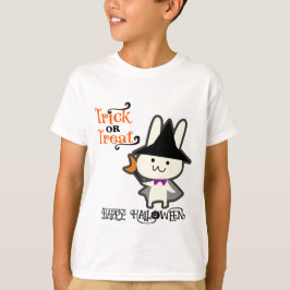Halloween Anpassningsbar Whimsical Funny Cute Rabb T Shirt
