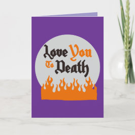 Halloween-Anpassningsbar Whimsical Funny Modern Li Kort