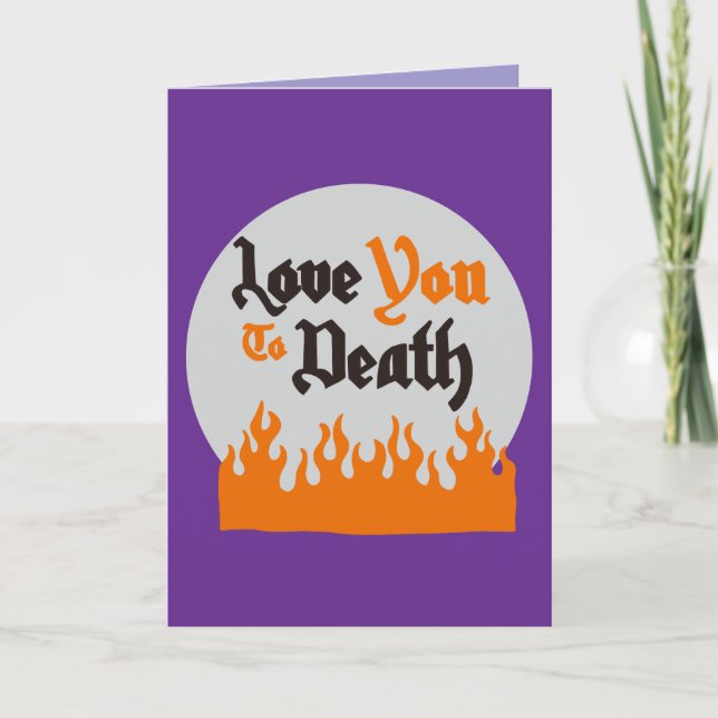 Halloween-Anpassningsbar Whimsical Funny Modern Li Kort (Framsida)