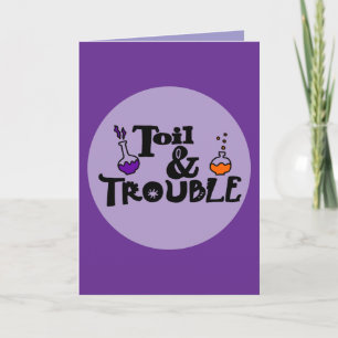 Halloween-Anpassningsbar Whimsical Funny Modern Li Kort