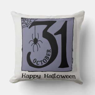 Halloween-Anpassningsbar Whimsical Funny Okt.31 Li Kudde