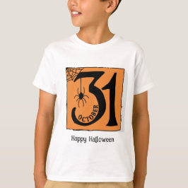 Halloween-Anpassningsbar Whimsical Funny Orange T Shirt