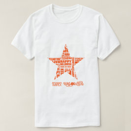 Halloween-Anpassningsbarnas Coola Whimsical Typogr T Shirt