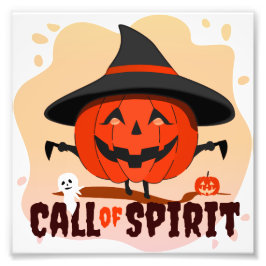 Halloween-anrop till Spirit Fototryck