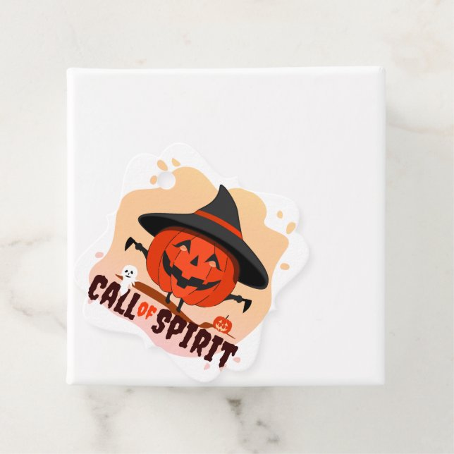Halloween-anrop till Spirit Gåvor Etiketter (På plats)