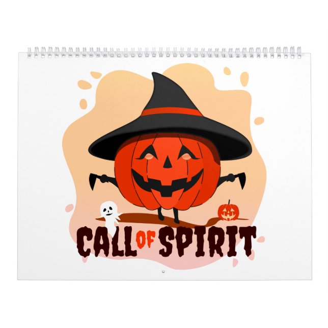 Halloween-anrop till Spirit Kalender (Omslag)