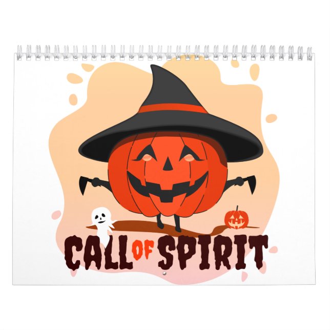 Halloween-anrop till Spirit Kalender (Omslag)