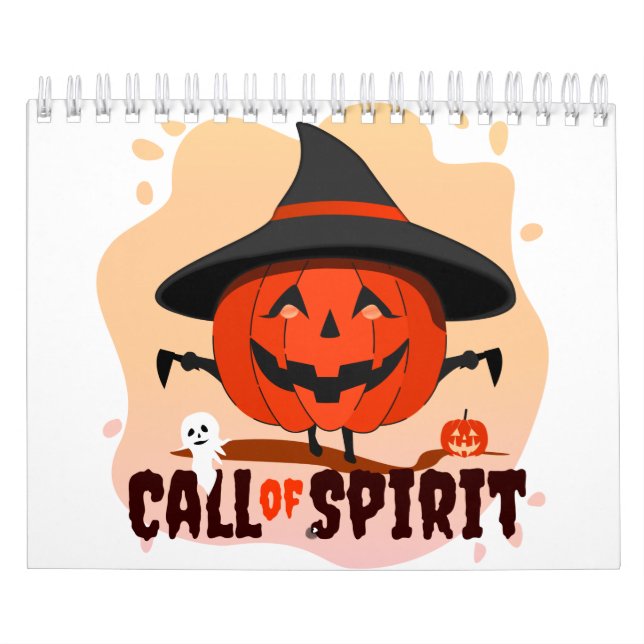 Halloween-anrop till Spirit Kalender (Omslag)