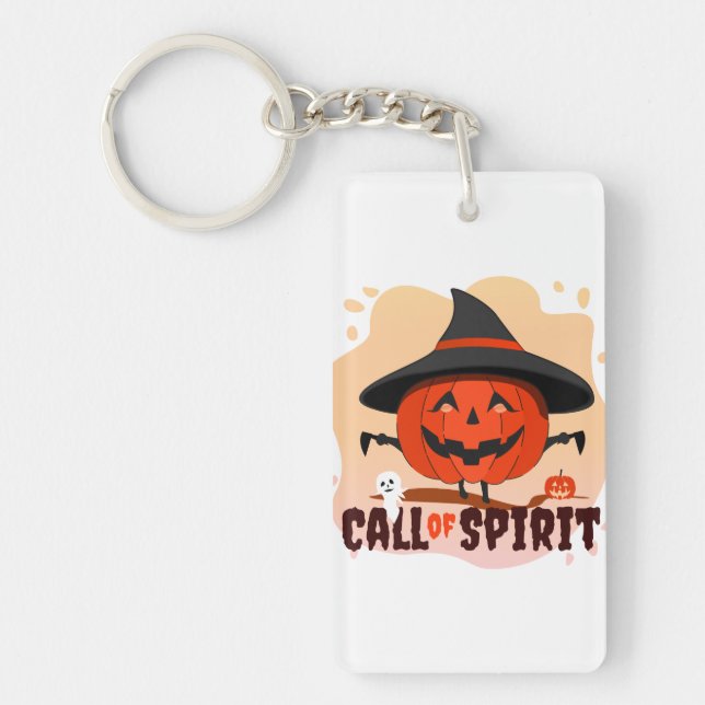 Halloween-anrop till Spirit Nyckelring (Framsidan)