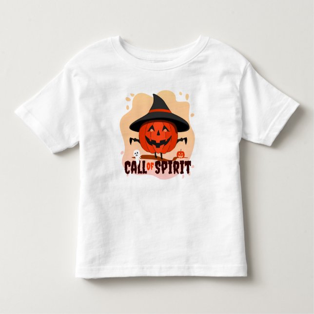 Halloween-anrop till Spirit T Shirt (Framsida)