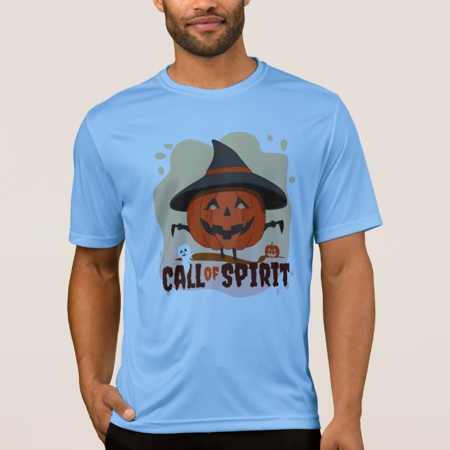 Halloween-anrop till Spirit T Shirt (Framsida)