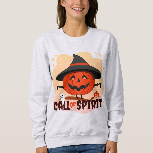 Halloween-anrop till Spirit T Shirt (Framsida)