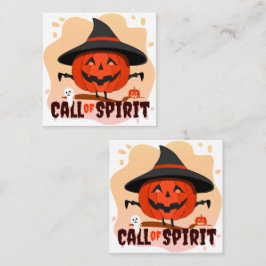 Halloween-anrop till Spirit Tidsbeställning Kort