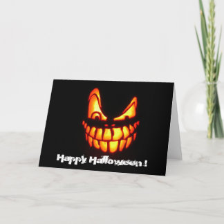 halloween ansikte kort