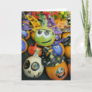 Halloween ansikte kort