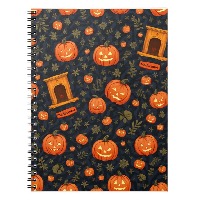 Halloween-anteckning Anteckningsbok (Framsidan)