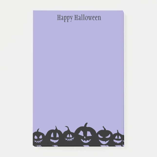 Halloween-anteckningar Post-it Block (Framsida)