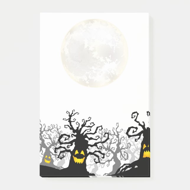 Halloween-anteckningar Post-it Block (Framsida)