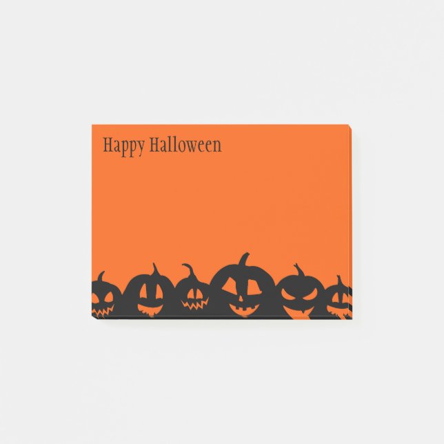 Halloween-anteckningar Post-it Block (Framsida)