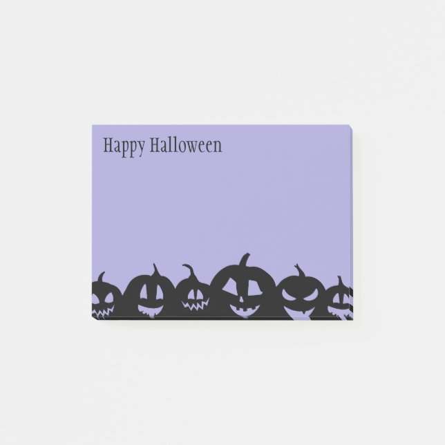 Halloween-anteckningar Post-it Block (Framsida)