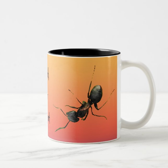 Halloween Ants Två-Tonad Mugg (Höger)
