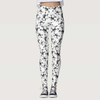 Halloween Apparel-Skull och Crossbone Spooky Leggings
