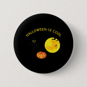 Halloween är coola knapp