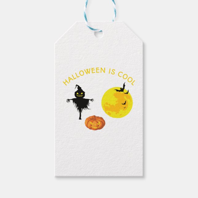 Halloween är coola presentetikett (Framsidan)