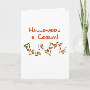 Halloween är Corny Kort