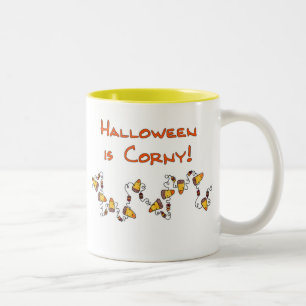 Halloween är Corny Två-Tonad Mugg