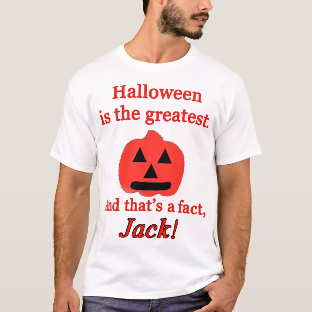 halloween är det bästa t shirt (Framsida)