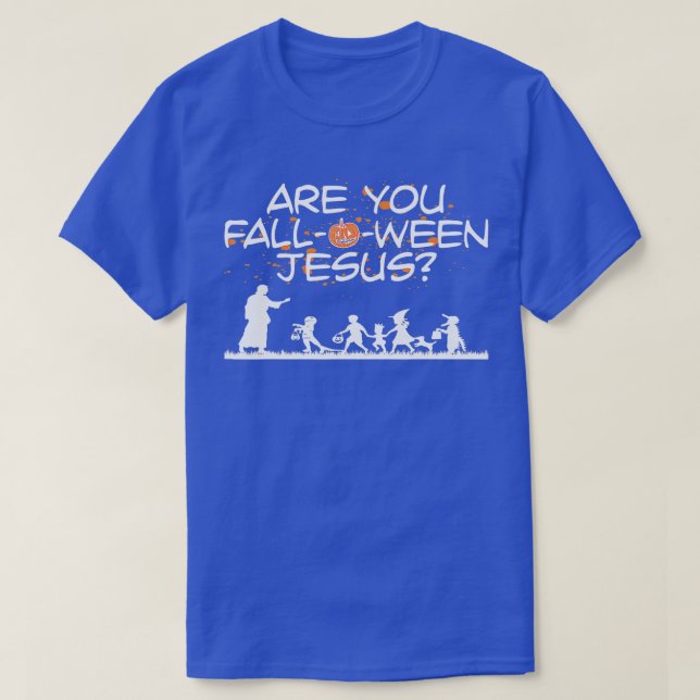 Halloween är du Flegween Jesus T Shirt (Design framsida)