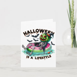 Halloween är en livsstil, Ghost Summerween Funny S Kort