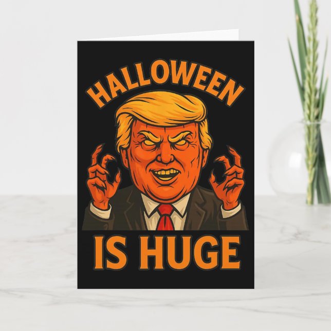 Halloween är enormt  kort (Framsida)