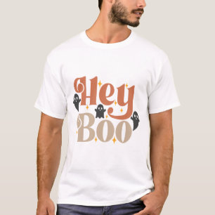 Halloween är här Hey Boo spöke T Shirt
