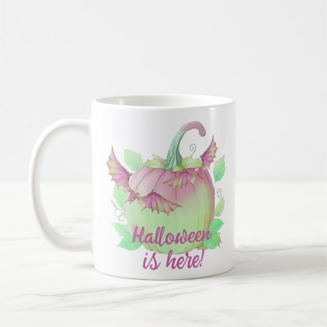 Halloween är här kaffemugg (Vänster)