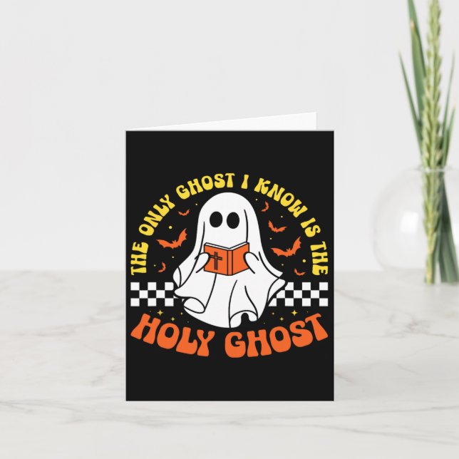 Halloween är Heligan Ghost. Kort (Framsida)