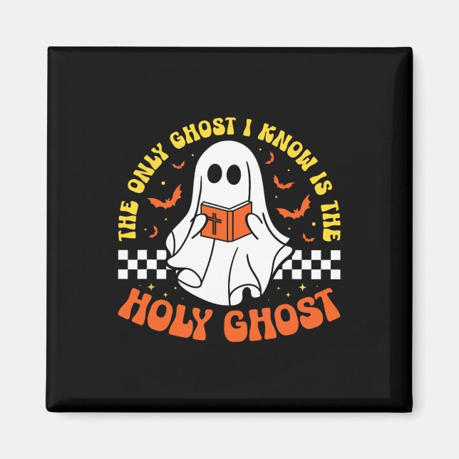 Halloween är Heligan Ghost. Magnet (Framsidan)