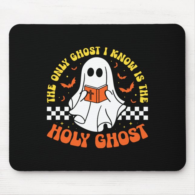 Halloween är Heligan Ghost. Musmatta (Framsidan)
