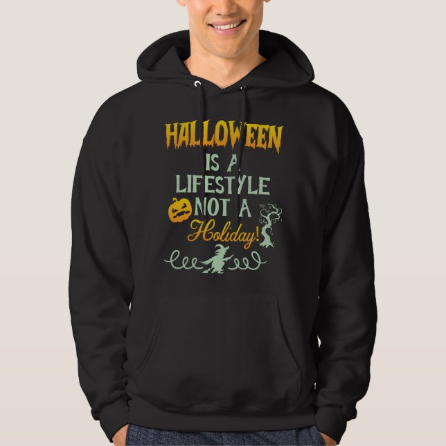 Halloween är inte en Helgdag. Hoodie (Framsida)