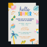 Halloween är inte med Summer Party  Inbjudningar<br><div class="desc">hej sommarfest inbjudan
Hello Summer Party,  Skolans sista dag,  poolparty Inbjudan hej sommarfest inbjudan,  sommar födelsedagsfest,  slut på skol fest,  poolparty inbjudan, </div>