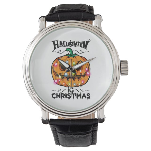 Halloween är jul armbandsur (Framsida)