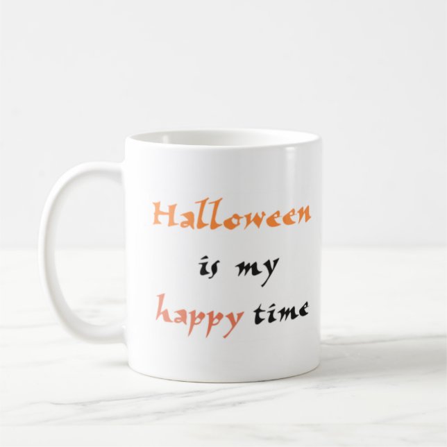 halloween är lycklig Mugg (Vänster)
