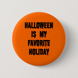 Halloween är min favorit- helgdag klämmer fast knapp