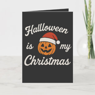 Halloween är min jul kort