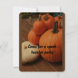 Halloween är runt hörnet i celebraye-pumpor inbjudningar