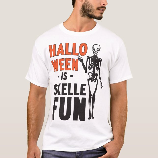 Halloween är Skellefteå T Shirt (Framsida)