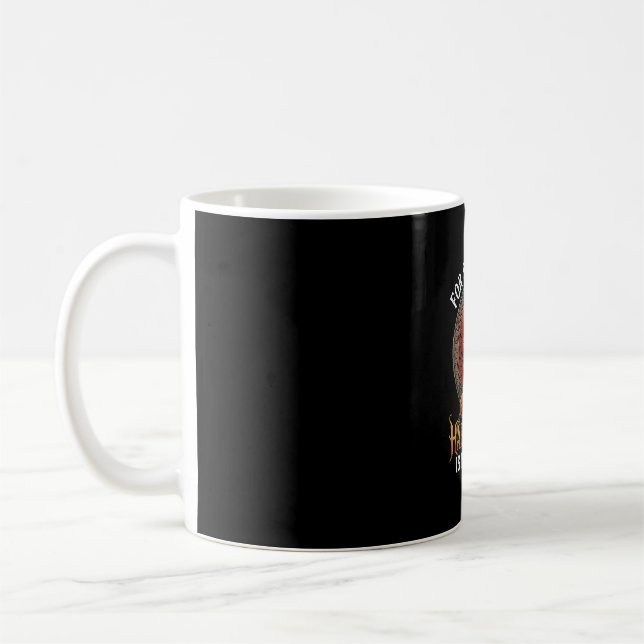 Halloween är varje dag monster hand gravsten pumpa kaffemugg (Vänster)