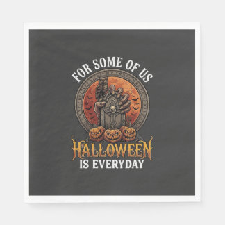 Halloween är varje dag monster hand gravsten pumpa pappersservett