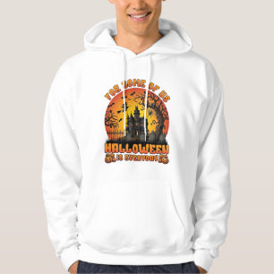 Halloween är varje dag Spökhus Häxa Måne_1 Hoodie